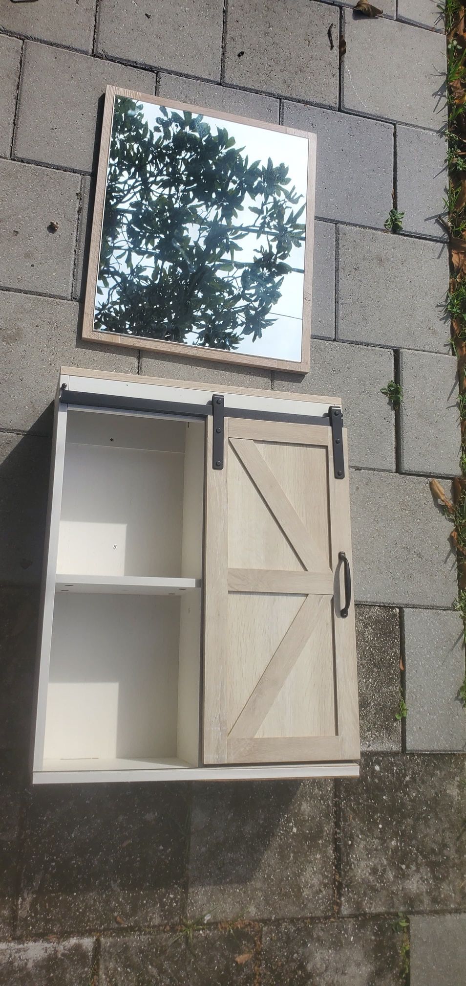 Gabinete Y Espejo De Baño