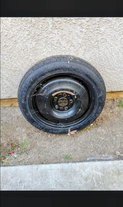 Compact Spare Tire on Steel Rim