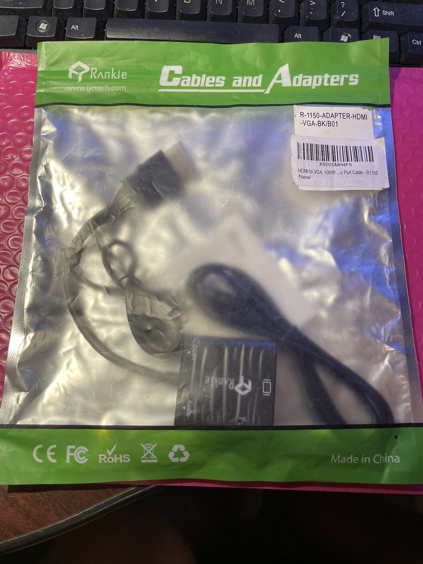 Rankie HDMI To VGA 1080P …0 Port Cable-R1150