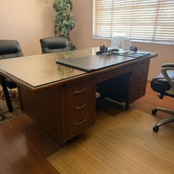 Beautiful Large Solid Wood Desk