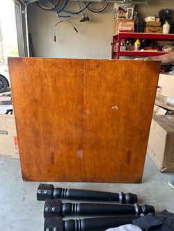 Dining table high top extends