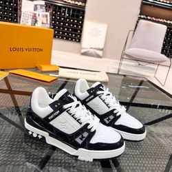 Louis Vuitton LV Trainer Sneaker BLACK. Size 12.0