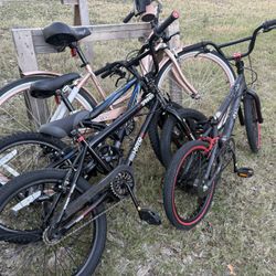 4 Bikes For Sale 