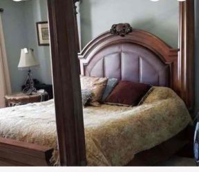 King Canopy Bed Frame Only!!!