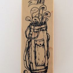 Wood Mounted Rubber Stamp