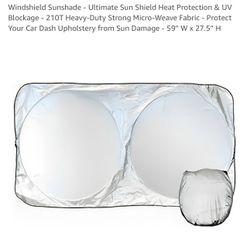 Car Windshield Block, New
