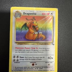 Dragonite 19/62 Fossil Collection Pokemon