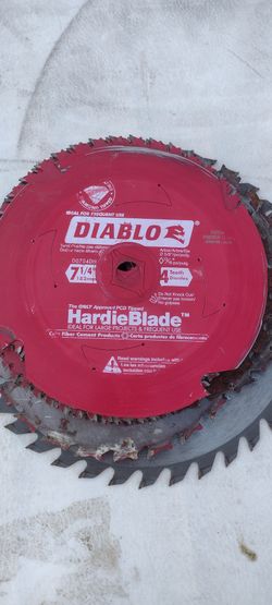 Milwaukee diablo 7 -1/4' and 6-1/2' disc. used good condition