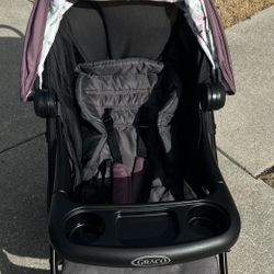 Graco Verb Click Connect Travel System w/ SnugRide Infant Car Seat + Base (Gracie)