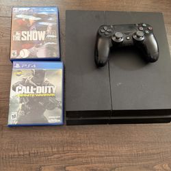 PS4 With Two Games.