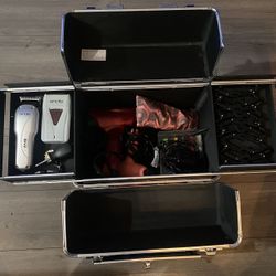 Barber Rolling Suitcase W/ Supplies