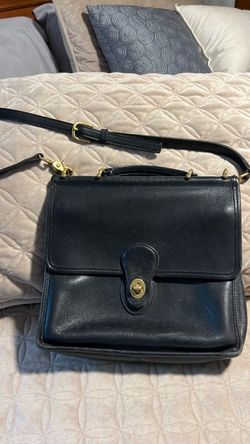 Vintage Leather Coach Willis Satchel
