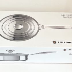 Le Creuset ® Signature 3-Qt. Stainless Steel Saute Pan with Lid