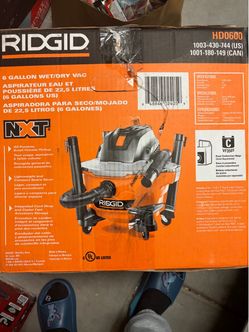 RIDGID HD0600 6-Gallon Wet/Dry Vac NXT
