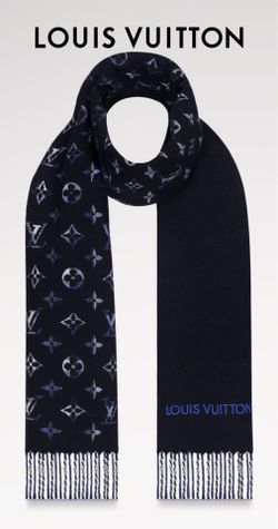 Louis Vuitton Monogram Gradient Tartan City Scarf