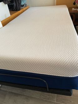 XL Twin Revive Living Space Adjustable Massage Bed XL twin Amersleep foam mattress