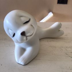 Vintage Smiling Baby Seal Figurine