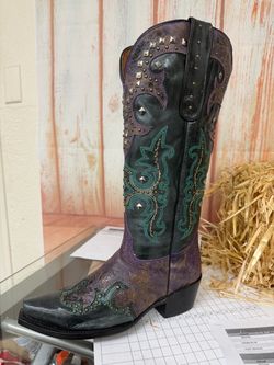 NEW TALL WOMENS COWBOY BOOTS SIZE 5,8,8.5,9.5,10.5,11