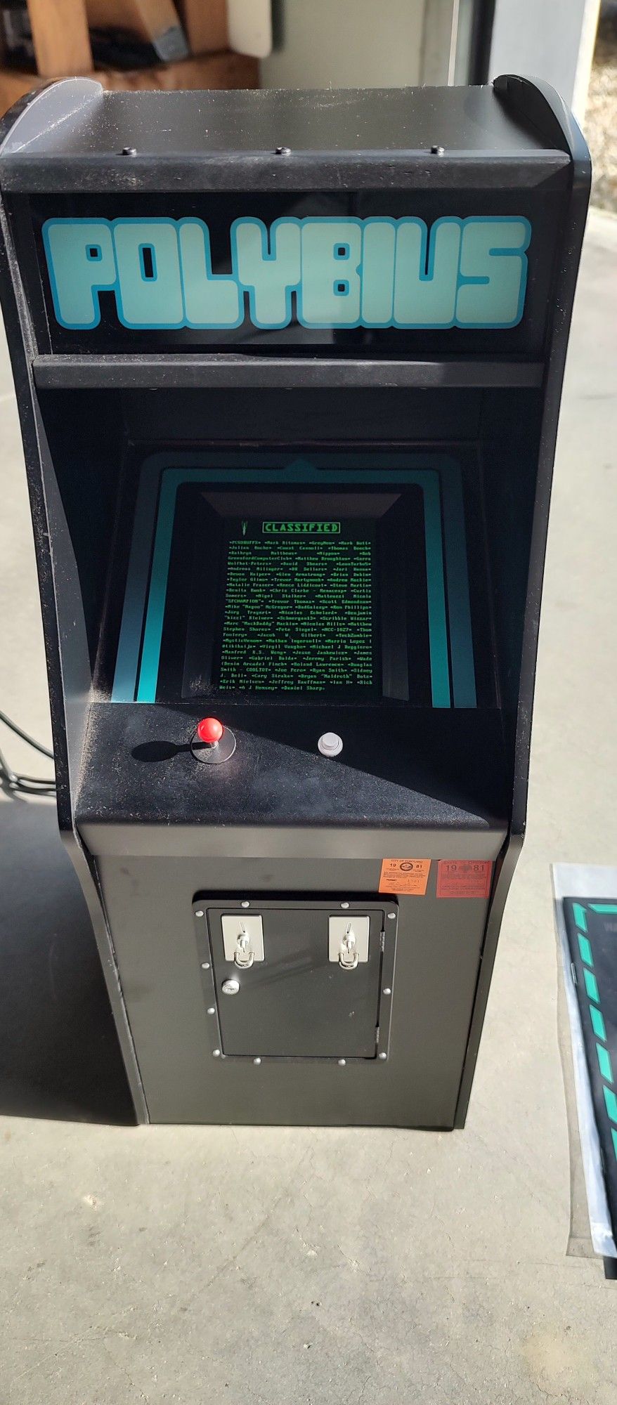 Polybius 1/4 Arcade USB Charge Hub