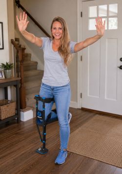 Crutch alternative help broken foot recovery