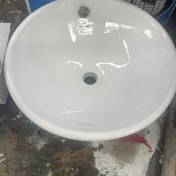 New American Standard Countertop Sink With Drain