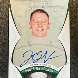 2018-19 Certified Basketball Certified Potential DONTE DiVINCENZO AUTO RC Bucks