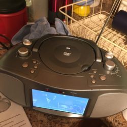 am,,fm,,dvd player boombox