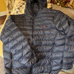 XL RALPH LAUREN POLO HOODED PUFFER JACKET Like New - Men’s Coat - Unisex