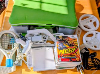 Huge Wii Bundle with Wii Fit Balance Board and more