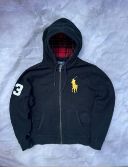 vintage polo zipup size M