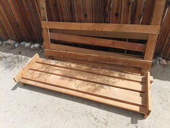 Wooden Shelving Unit, 72" x 24" Disassembled