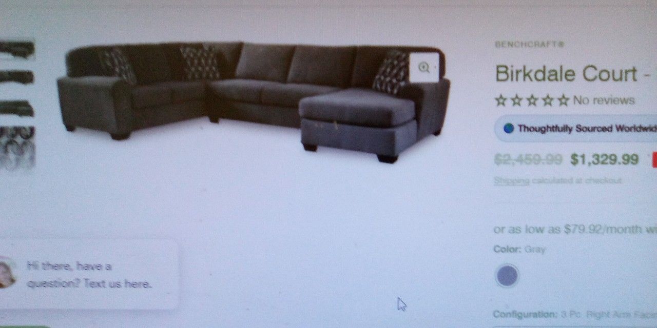 Ashley 3pc Birkdale Sectional