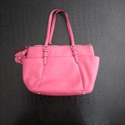 Dana Buchman, Bright Pink Tote Bag Purse.Excellent Condition!!