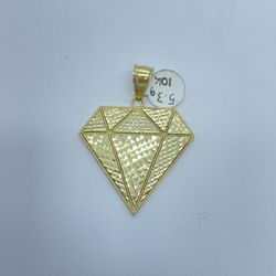 Gold Diamond Pendant