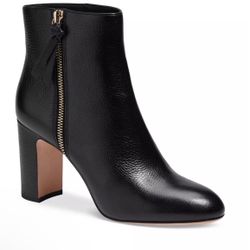 Kate Spade New York Women's Black Knott Zip Dress Ankle Boots Booties Size 9 NIB