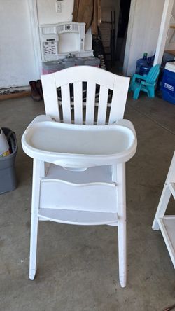 Wooden high chair