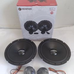 MEMPHIS 1 PAIR 6.5 INCH 100 WATTS COMPONENT  CAR SPEAKER ( BRAND NEW PRICE IS LOWEST  )