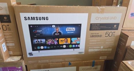 50 Inch Samsung Crystal U8000 4K HDR Smart TV