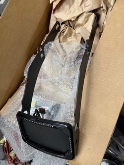 Lighted License plate mount