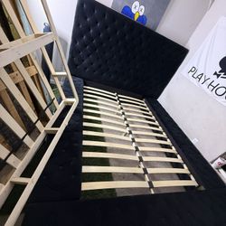 Black Queen Bed Frame