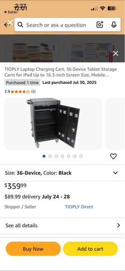 Laptop Charging Cart $270