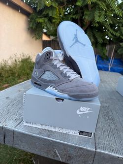 Jordan 5 Wolf Grey Size 9.5