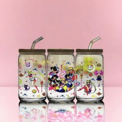 Sailor Moon - 16oz Glass Cup