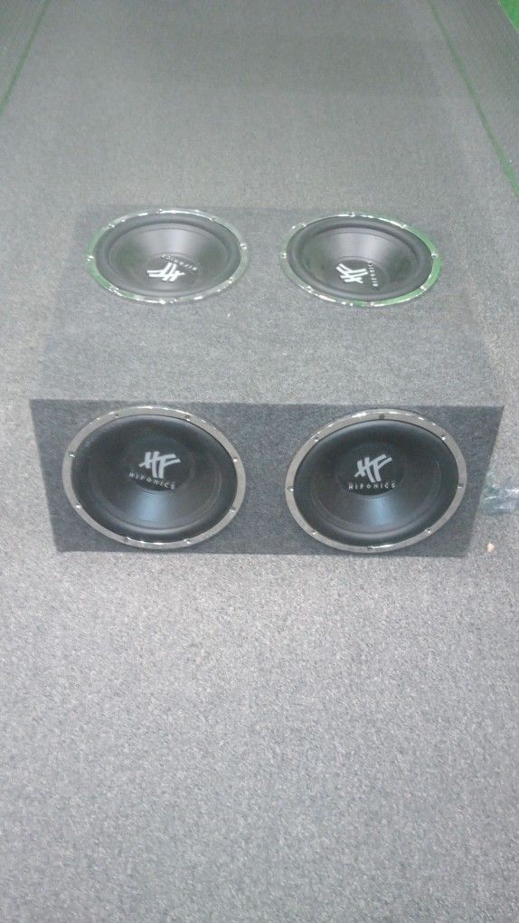 4 Hifonics 12 Inch Subs