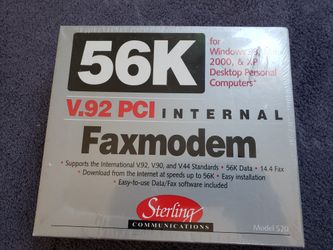 Modem and fax card