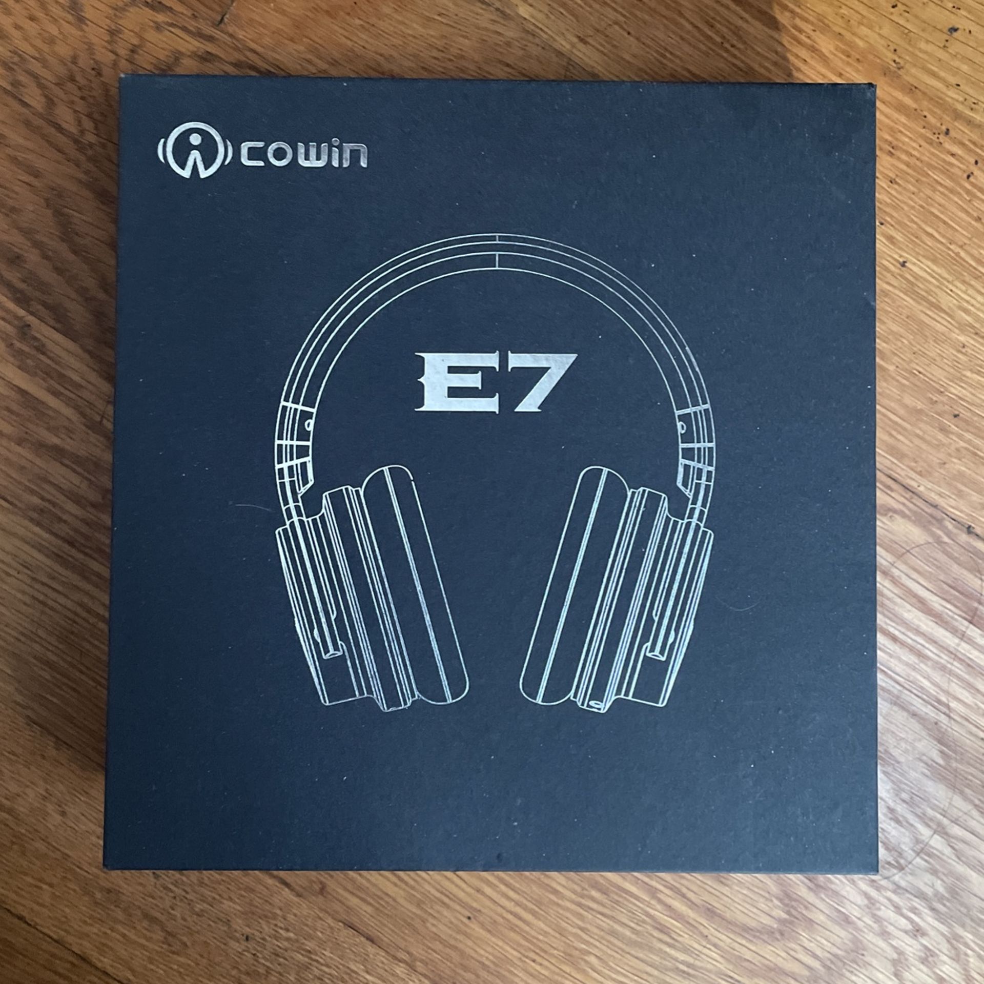 Cowin E7 Active Noise Cancelling Wireless Bluetooth Headphones - Black