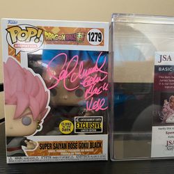 Super Saiyan Rose Goku Black Funko Pop Signed