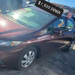 2013 HONDA CIVIC TIRES SO NEW 