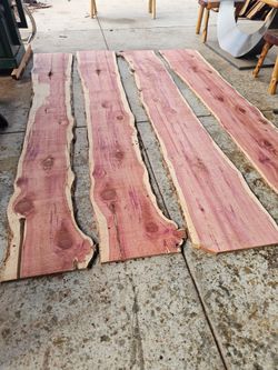 Live edges wood Slabs
