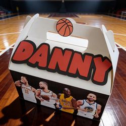 NBA Birthday Favor Boxes